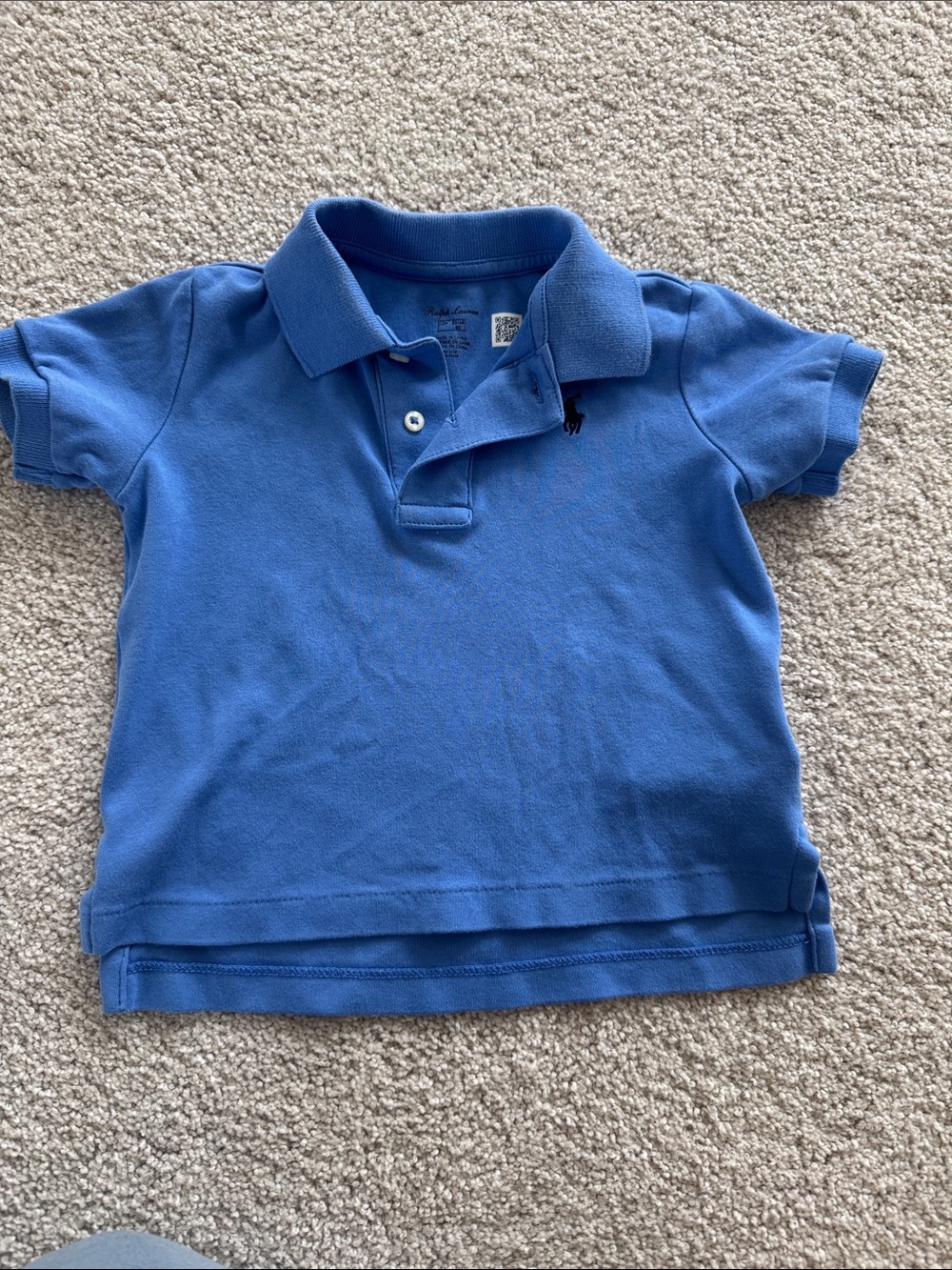 Ralph Lauren Kids Royal Blue Polo Shirt with Pony Logo